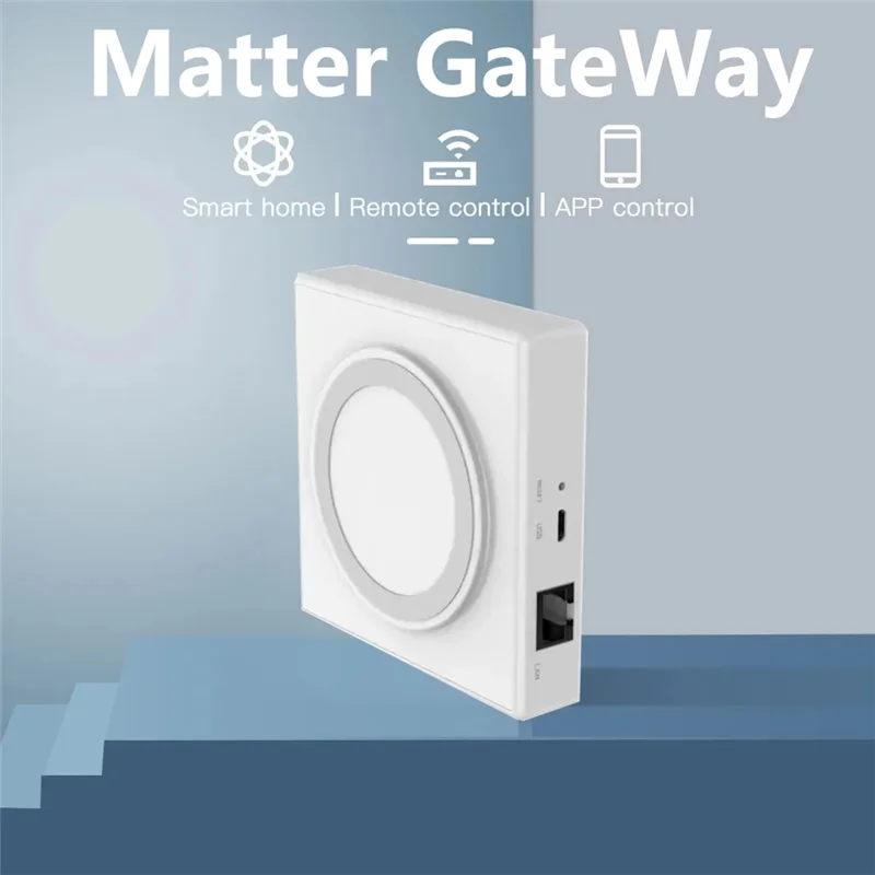 HFES Matter Thread Hub Zigbee Smart Home Bridge Matter Gateway Поддержка голосового управления через Siri Tuya для Homekit Smartthings Durab