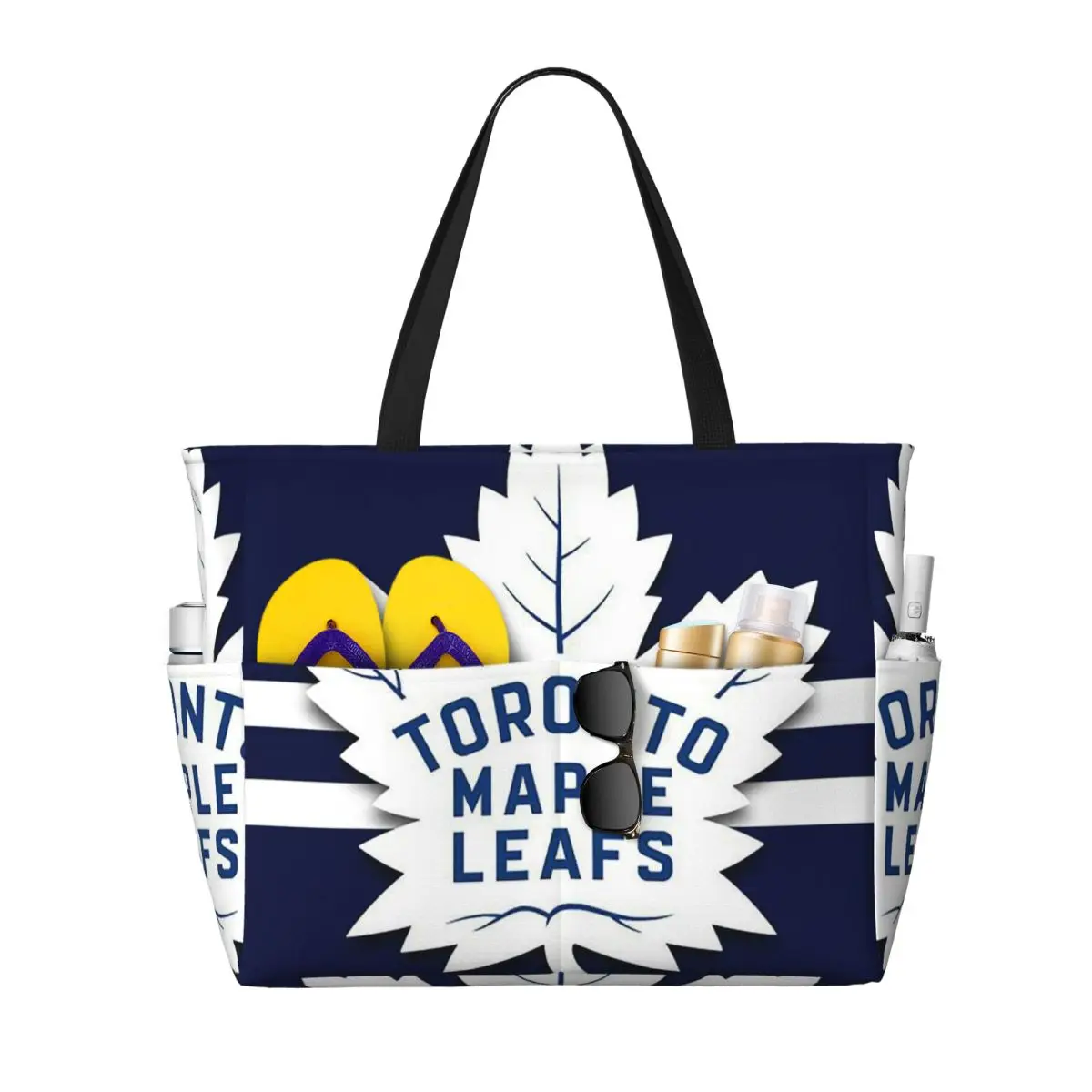 

Icon Maple Leafs Toronto Beach Tote Bag Sport Gym Yoga Duffle Large Tote Bag Women Travel Bag Fitness bag