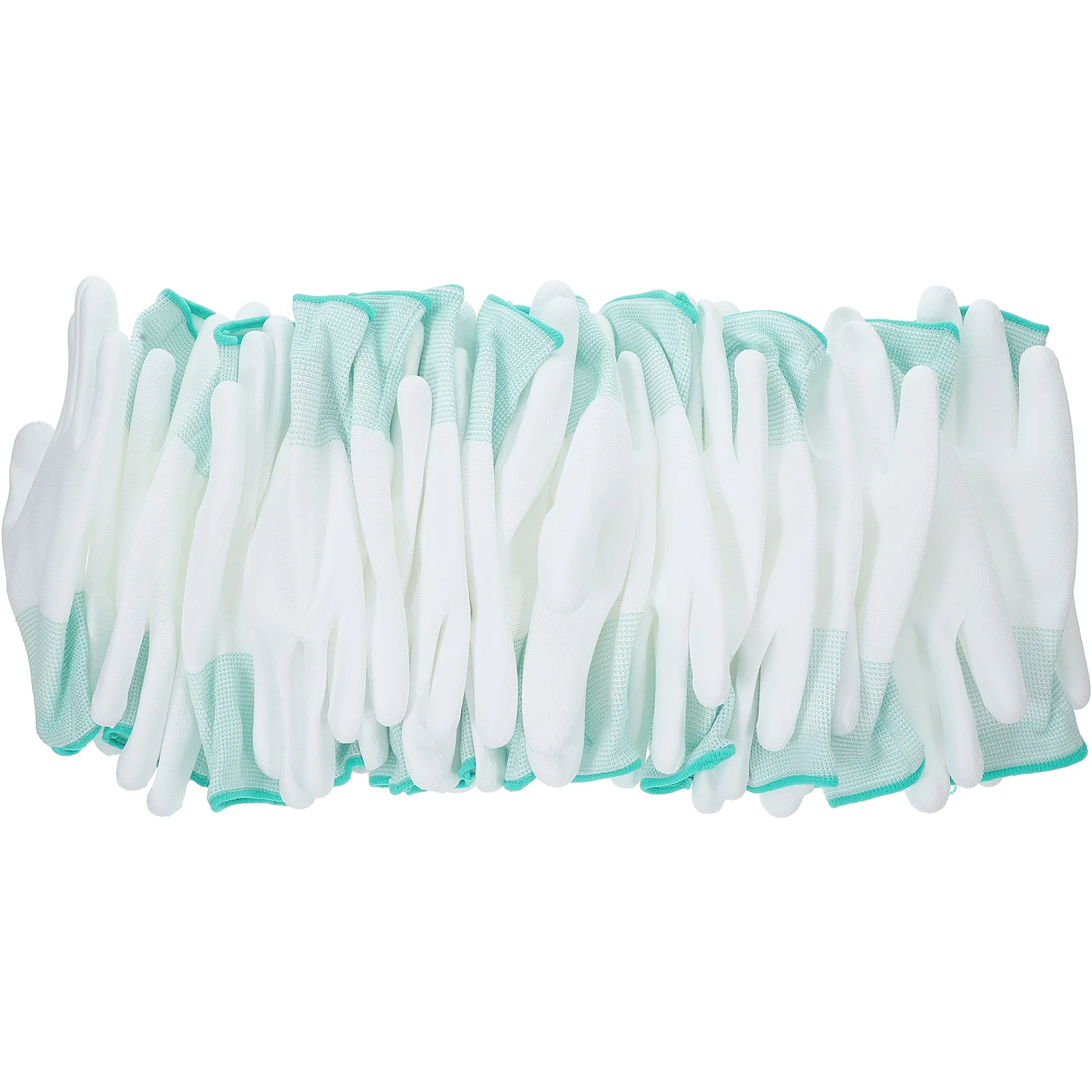 

12Pcs Anti Static Nylon Gloves PU Coated Working Gloves for Electricians Mechanics Electronics Computer Use Dust Glove