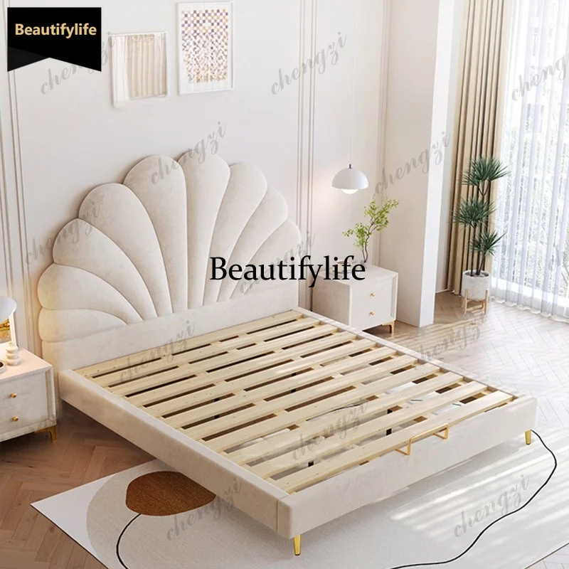 Q181   Design Bed Bedroom Frame Sofa Modern Human Dog Double Massage Bed Single Platform Letto Matrimoniale Trendy Furniture