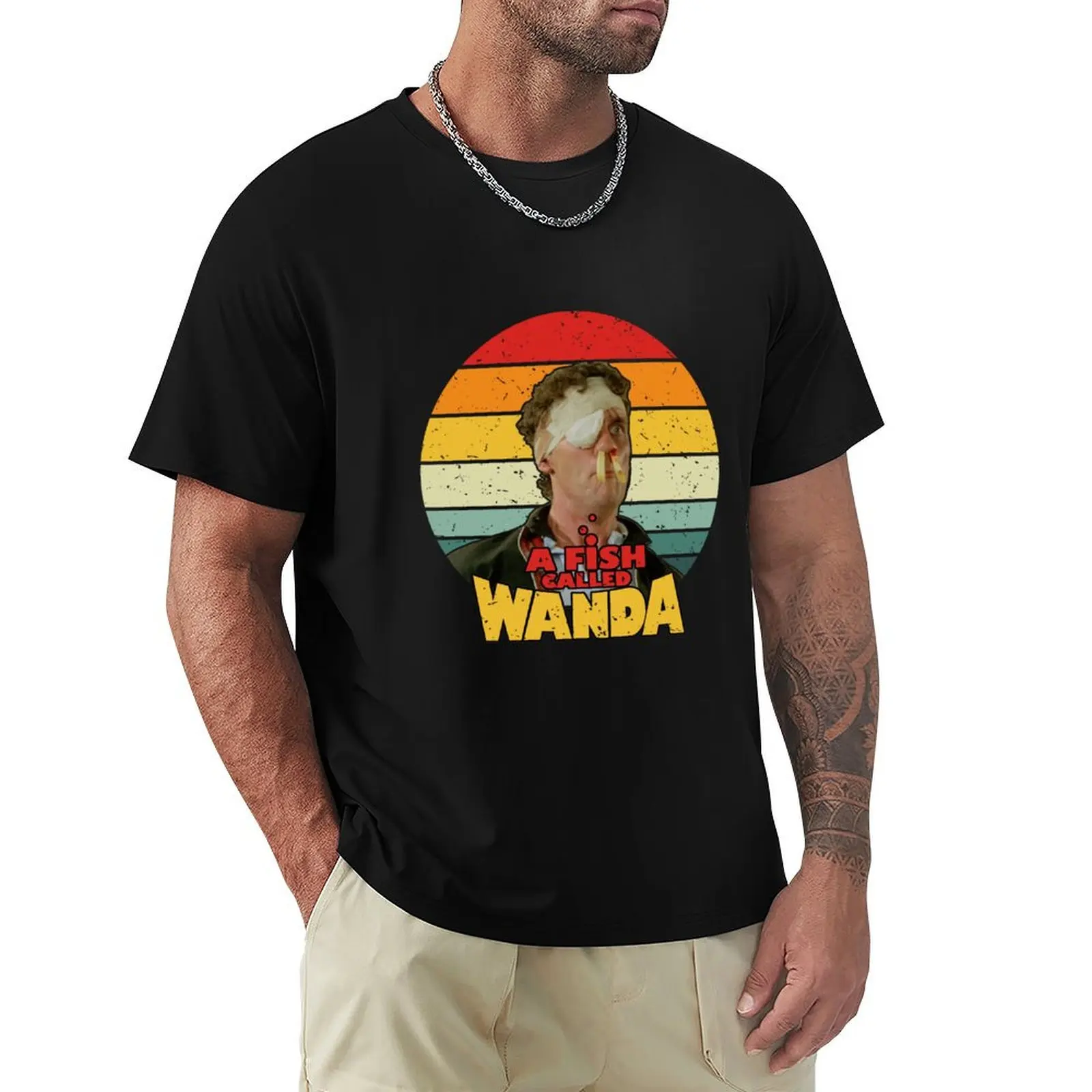 A Fish Called Wanda Retro T-Shirt Plus Size Lightweight Top
