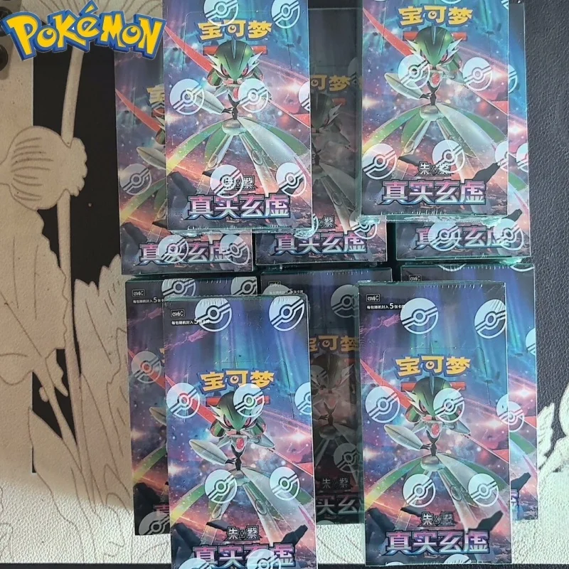original-pokemon-card-scarlet-violet-140-csv6c-real-and-mysterious-trading-ptcg-card-collected-thin-box-chinese-version-toys
