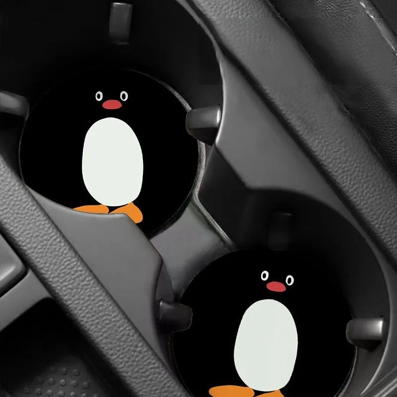 Penguin Car Cup Coasters 4