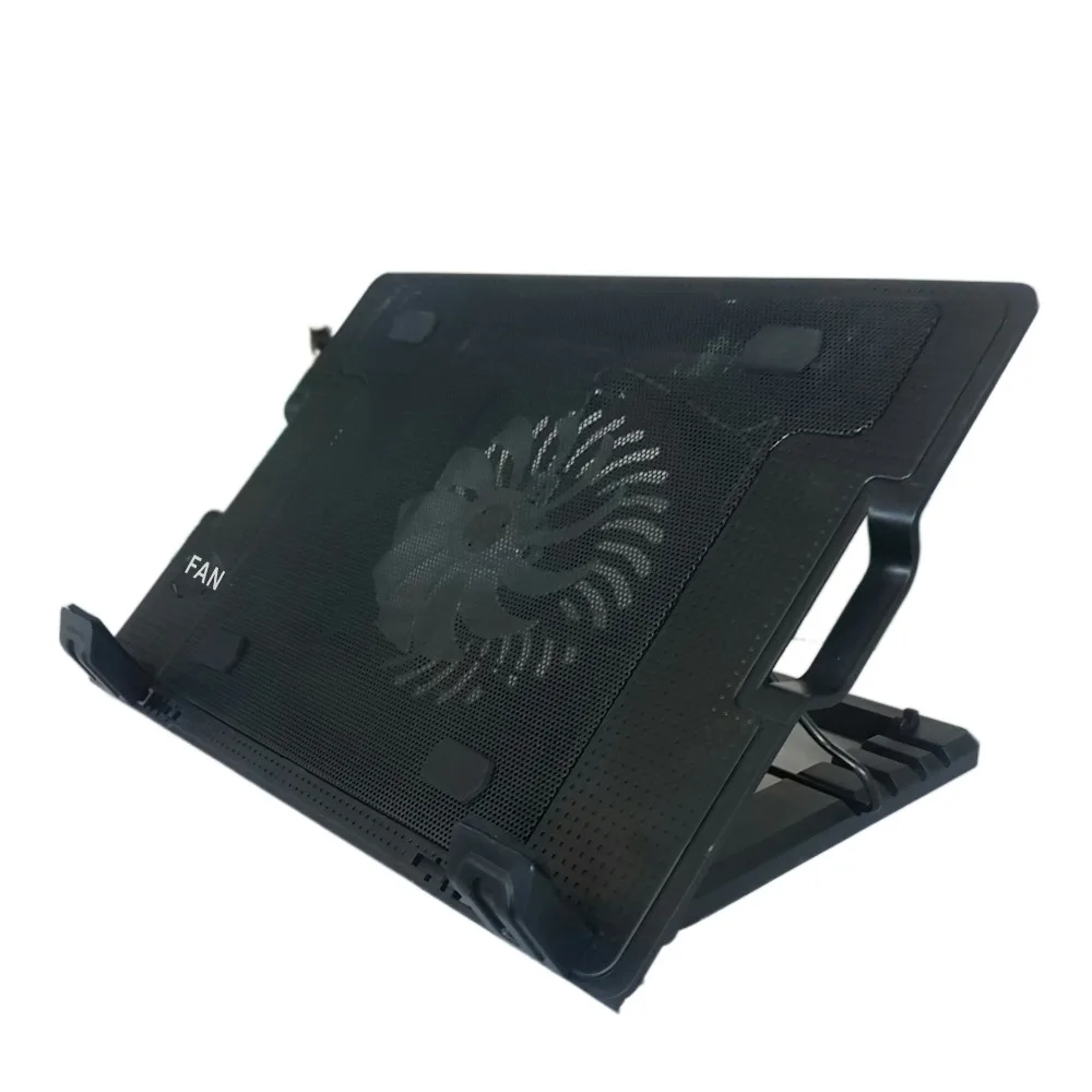 

Adjustable Laptop Cooling Fan Pad Heat Dissipation Two USB Port Laptop Cooler Base Stand Portable 15.6 Inch