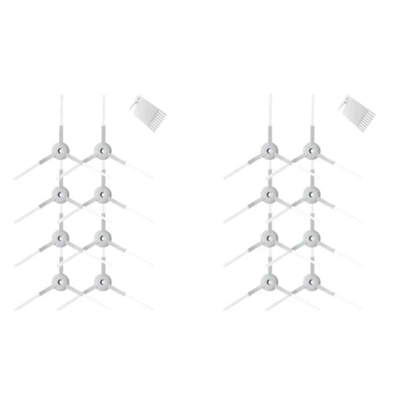 

X17A 2025 NEW-16X Наборы боковых щеток для Xiaomi Mijia G1/MJSTG1/SKV4136GL Mi Robot Vacuum-Mop Essential аксессуары