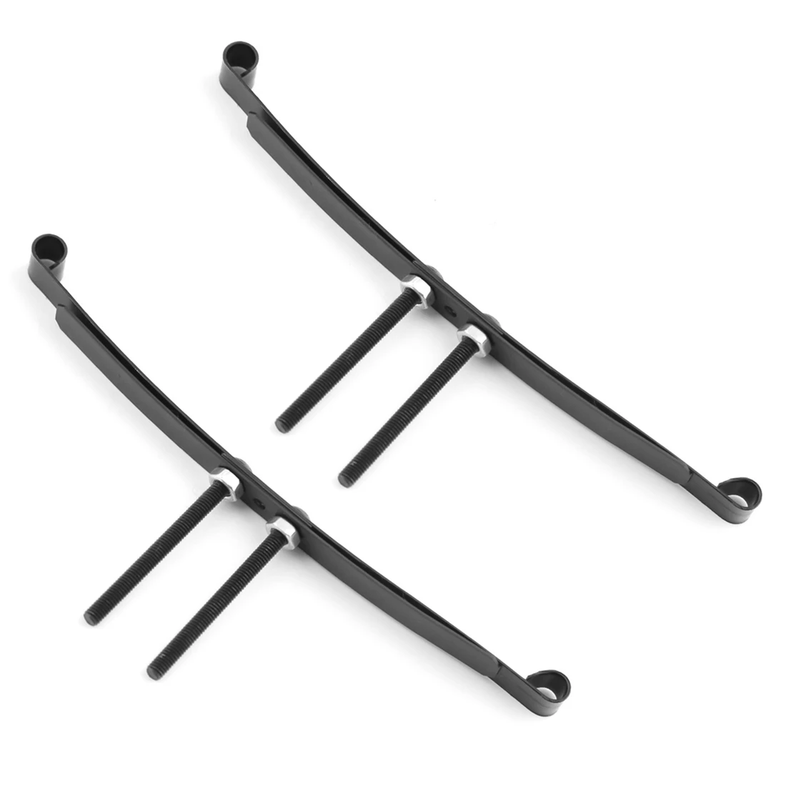 2 set Steel Leaf Springs for 1/14 RC Tractor Trailer Truck Model Car Upgrade Parts Spare Accessories, A