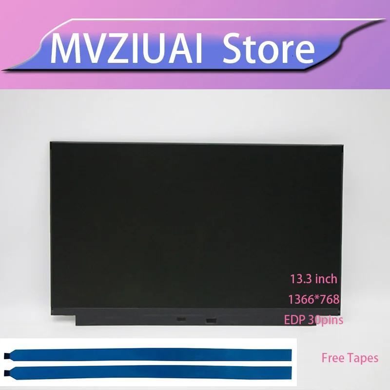 13.3'' HD EDP slim 30pin Display M133NWR9 R1 fit NT133WHM-N47 B133XTN03.3 1366*768 LCD Screen 02HL700 02HL702 02HL710 02HL701