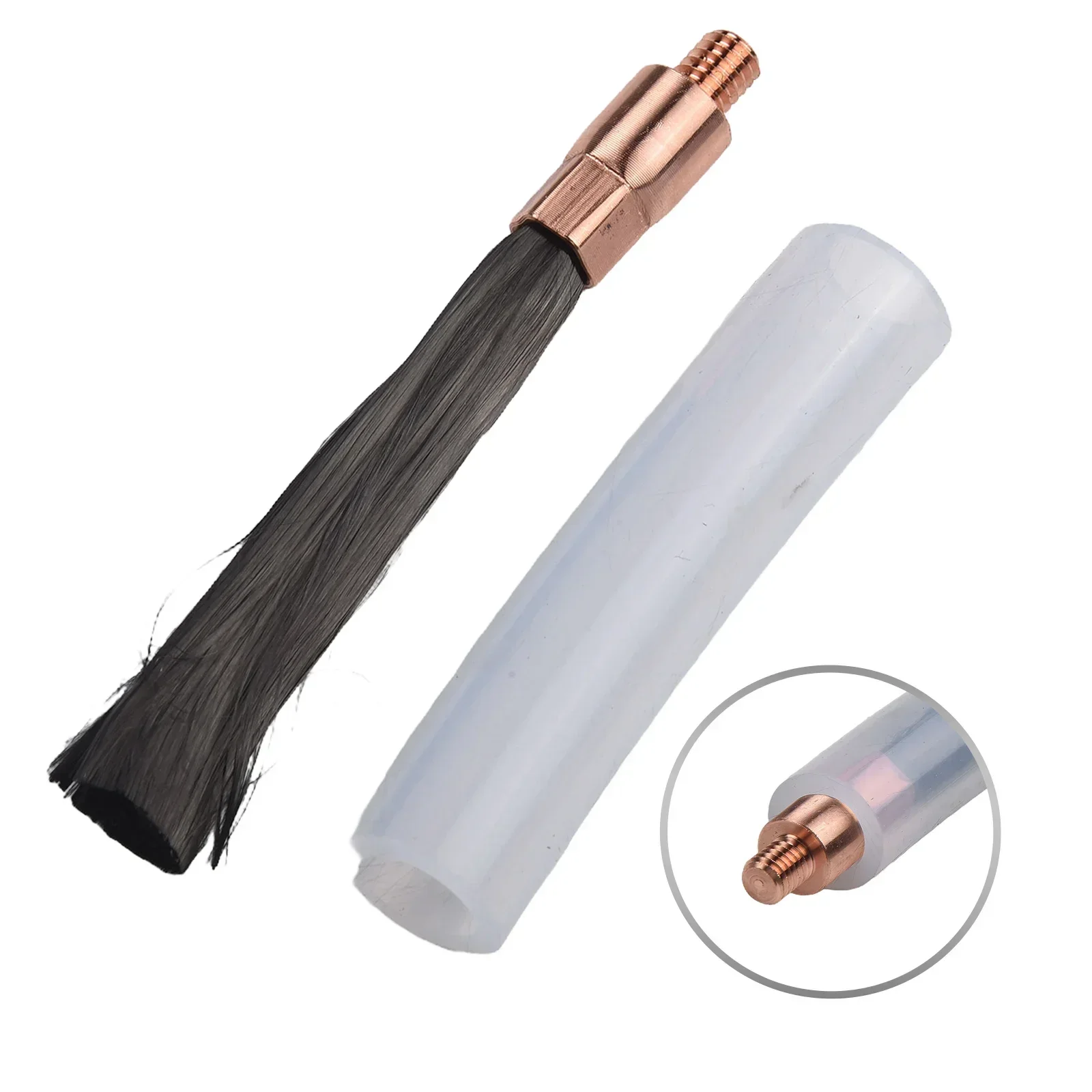 1PC Pickling TIG WIG MIG MAG Brush M6, M8, M10 Cover Cleaning Tool  Copper & Carbon Fiber Weld Cleaner Weldseam