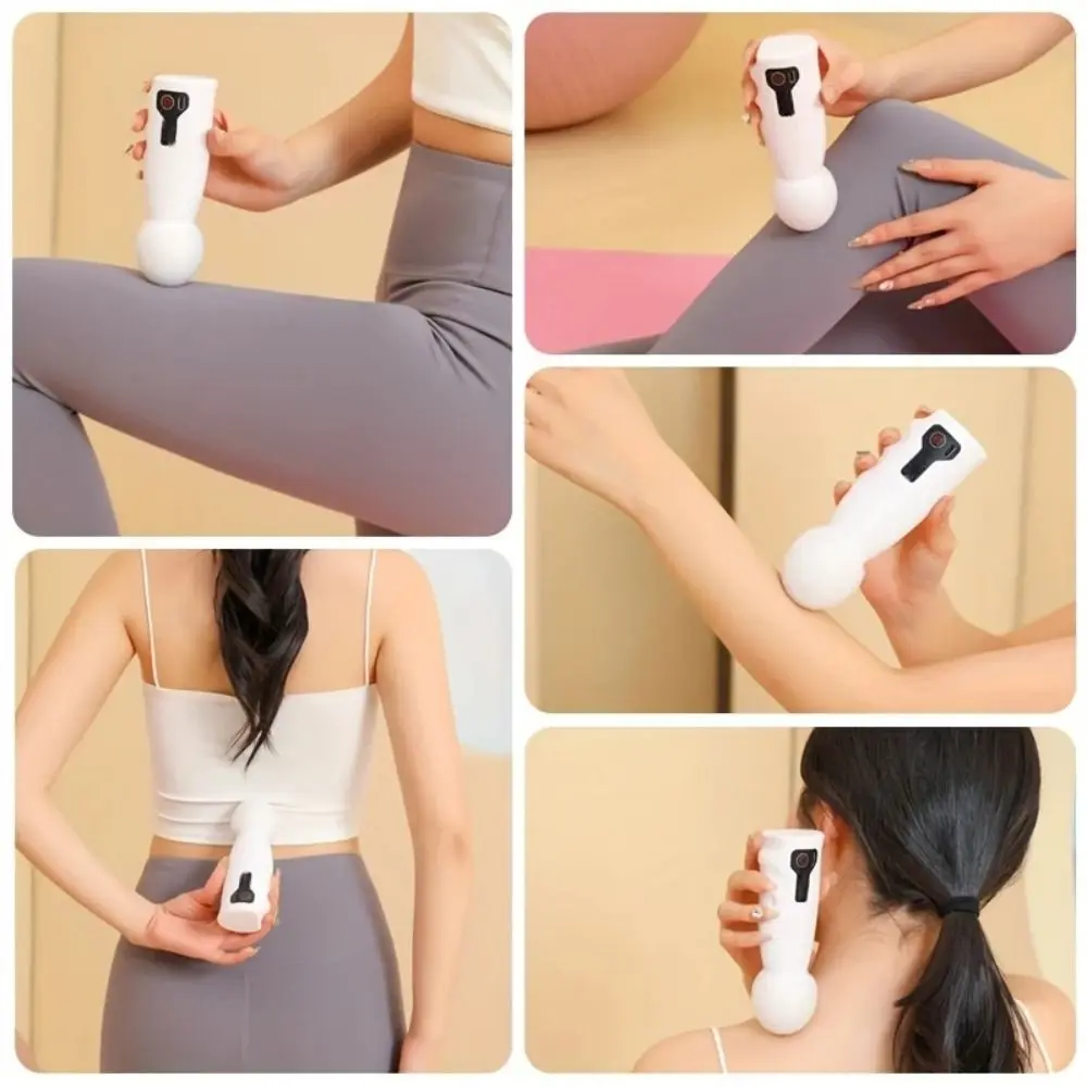 

Регулируемый мини-массажер для фасций, мягкая массажная головка, простой в использовании, устройство для глубокого массажа тканей, удобное, износостойкое