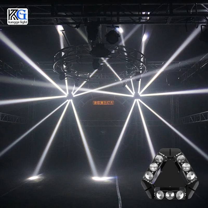 

Nine Heads Moving Light LED Spider Beam Light Moving Head Beam Stage Light DMX Stage Effects Lighting for Night Club Party