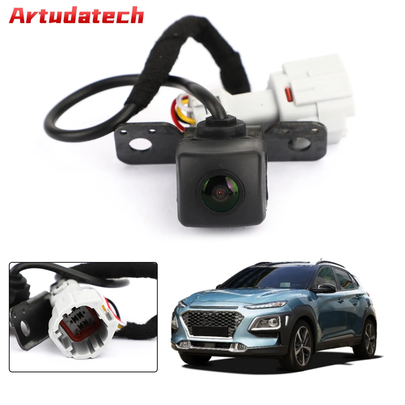 

Artudatech Rear View Back Up Assist Camera 95760-2W000 Fits For Hyundai Santa Fe 2013 2014 2015 2016 Car Accessories