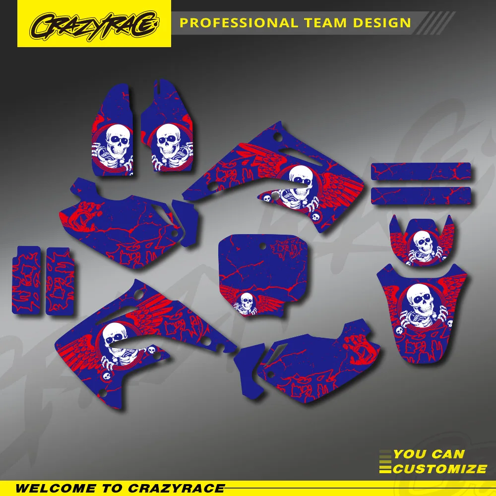 

Motorcycle Stickers Graphics Decals For Honda CR85R CR85 CR 85 85R 2003 2004 2005 2006 2007 2008 2009 2010 2011 2012 Custom Team