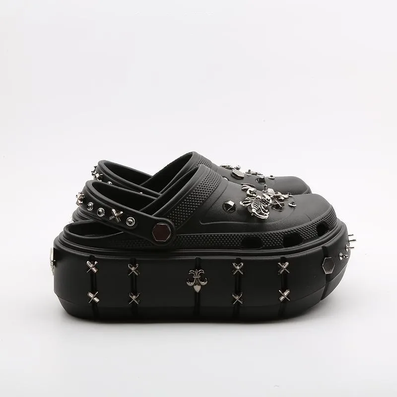 Woman Comfortable Platform Sandals New Summer Diy Garden Shoes For Women's Heels Sippers Fashion Shoes