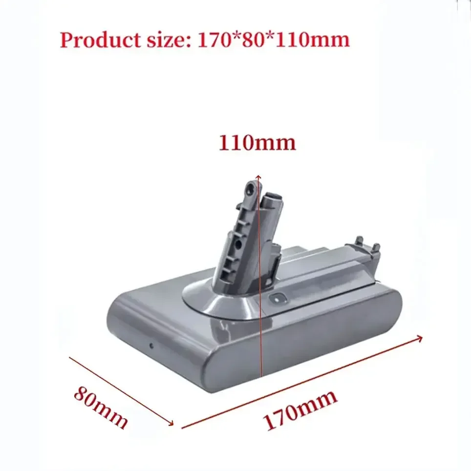 For Dyson V11 SV14 Series 25.2V Rechargeable Battery 6800mAh Suitable Vacuum Cleaner Replacement Battery V11 970145-02