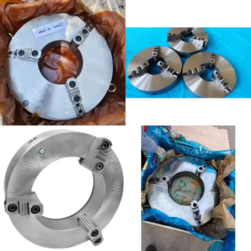 AP01 for K11 630A 3 Jaw Manual Self Centering Chuck 630mm Lathe Spindle Head Rotating Steel Disc