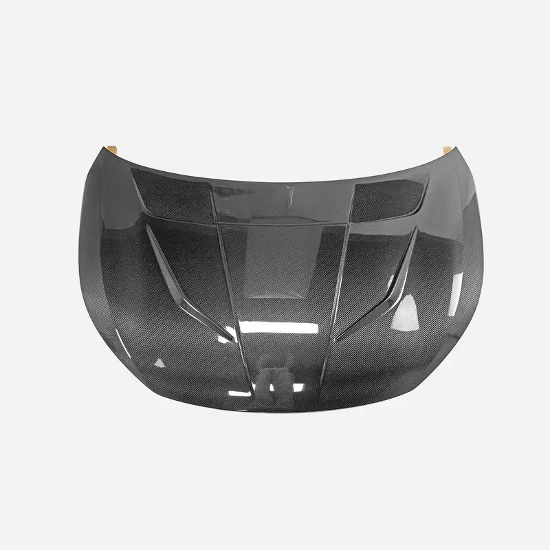 Models 22-25: Carbon Fiber Textured Front Engine Hood for BYD Yuan Electric Vehicles.