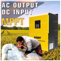 Suoer 380V 11000W 11KW 3-phase PV array power solar water pump inverter solar pump inverter
