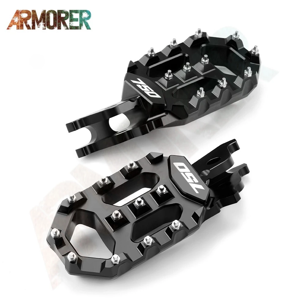 Motorcycle CNC Aluminum Accessories FootRest Footpegs Foot Pegs Pedals For HONDA XL750 XL 750 xl750 2023