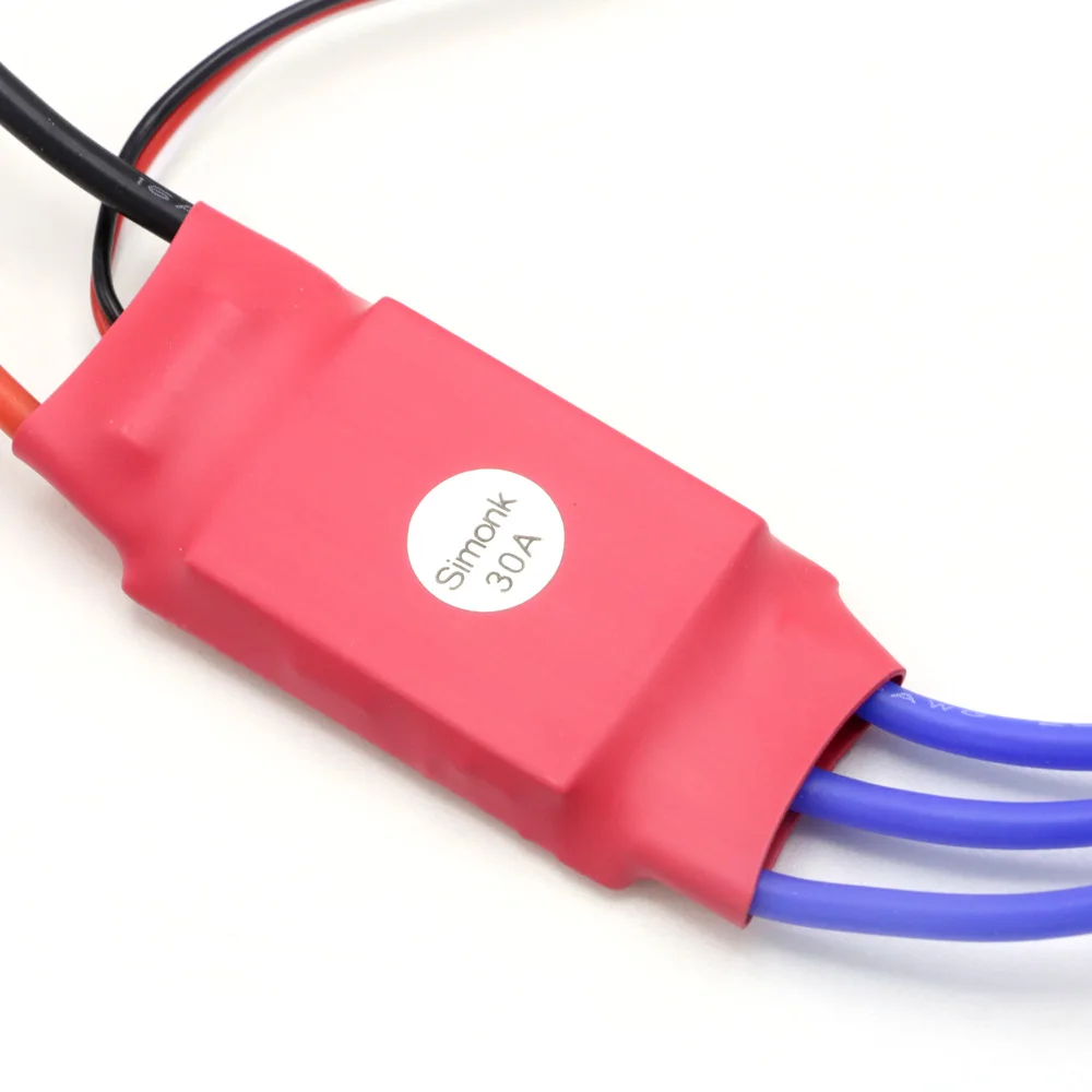 Simonk 30A فرش ESC وحدة تحكم السرعة الإلكترونية ESC ل كوادكوبتر الطائرة بدون طيار RC وحدة تحكم السرعة الإلكترونية مولتيكوبتر