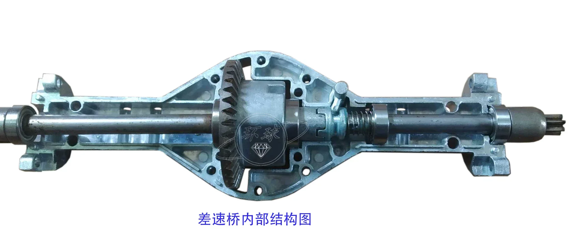 1/10 Hydraulic Bulldozer Model Drive Assembly, Planetary Wheel Reducer Axle with Differential Lock Tires