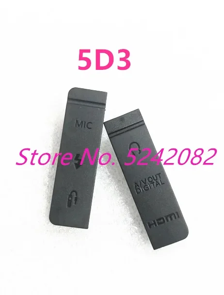 HDMI 호환 마이크 캡 인터페이스 커버, USB 고무 뚜껑 도어, 캐논 5D II 5D III 5D IV 부품, 5D2 5D3 5D4, 신제품