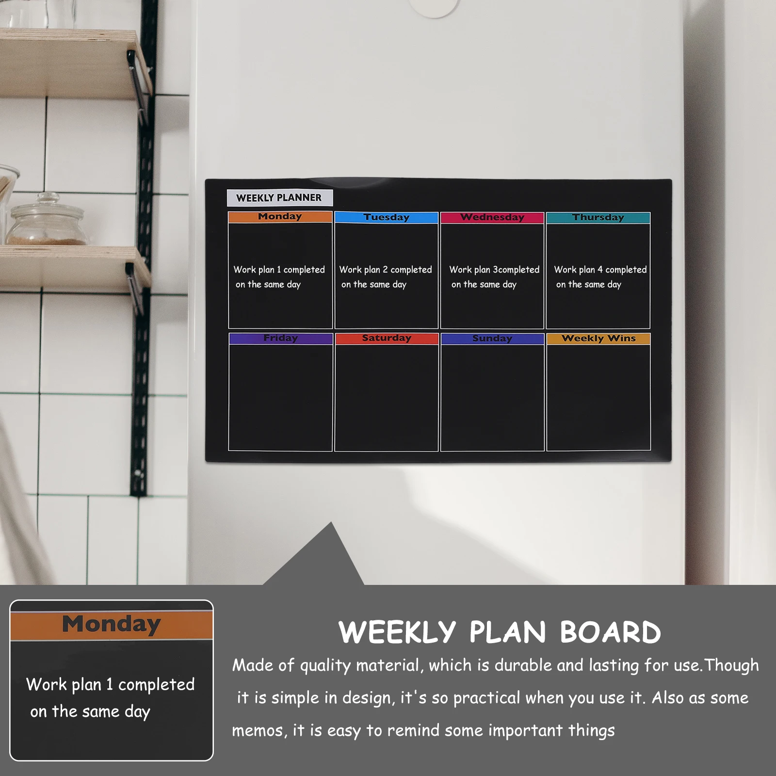 

Erasable Magnetic Weekly Plan Board Plastic Nano Coating Pvc Pp Magnetic Sheet Refrigerator Message Note Board