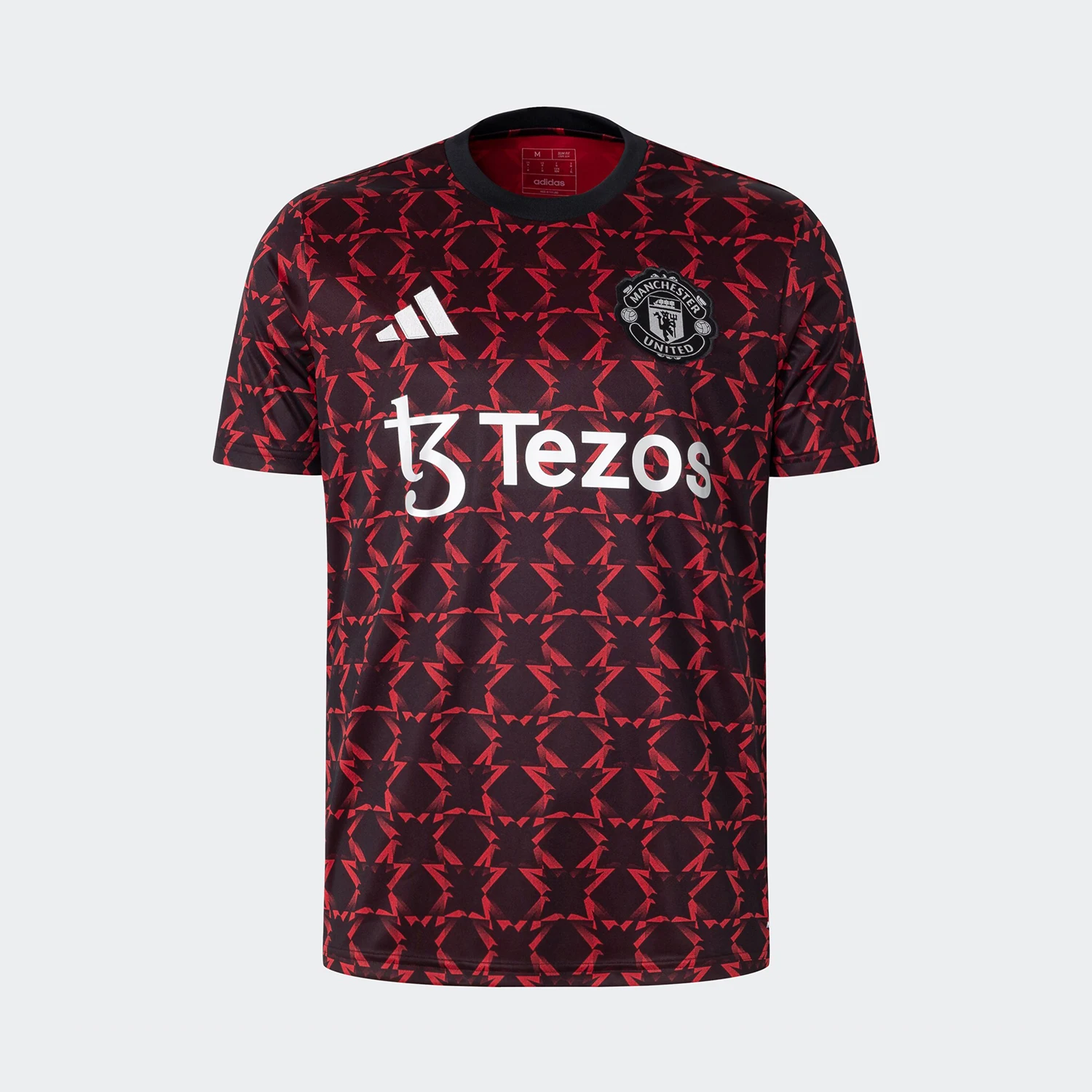 

Adidas Official Authentic Manchester United Men's Moisture-Wicking Football Training Short Sleeve IT1996