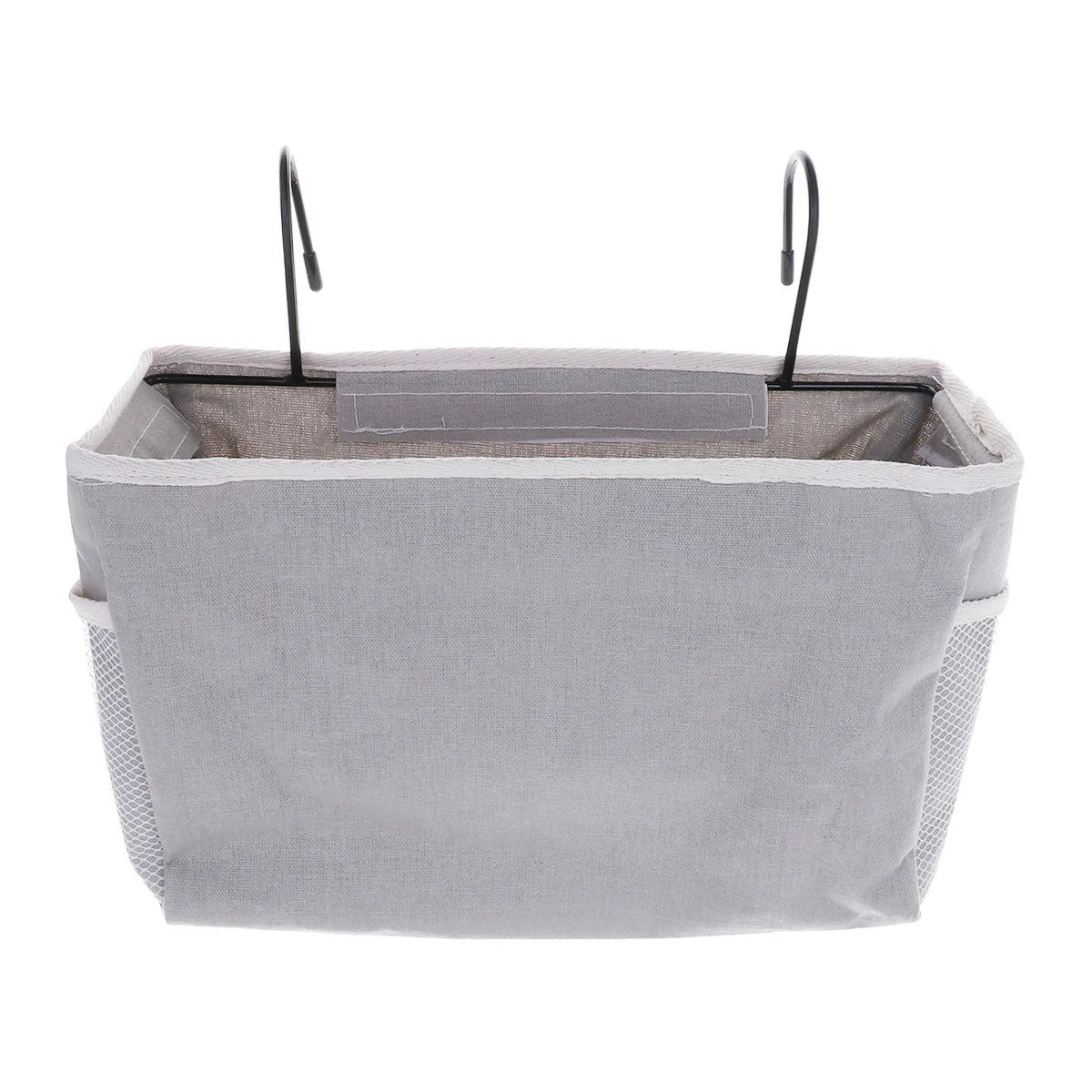 

Bedside Storage Bag Canvas Hanging Organizer Large Capacity Phone Earphones Snacks Books Water Bottle Dorm Home Car