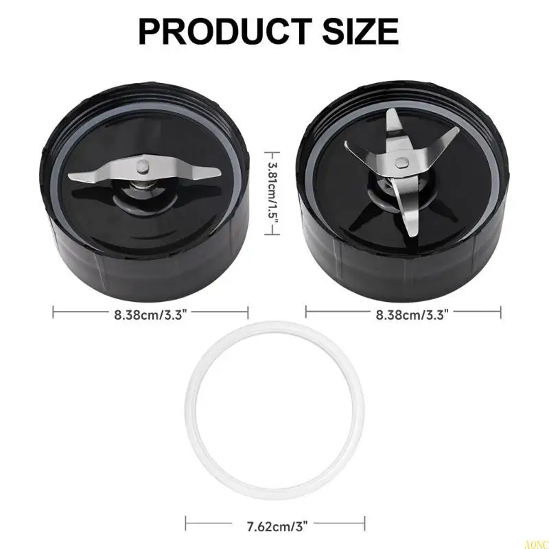 A0NC Blade Mixer Bộ BLADE SET Các bộ phận thay thế Niêm phong miếng đệm cho phép thuật