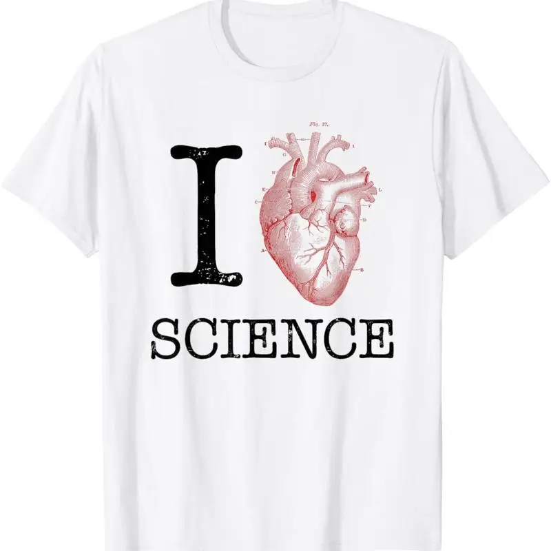 

I Love Heart Science T Shirt Biology Teacher