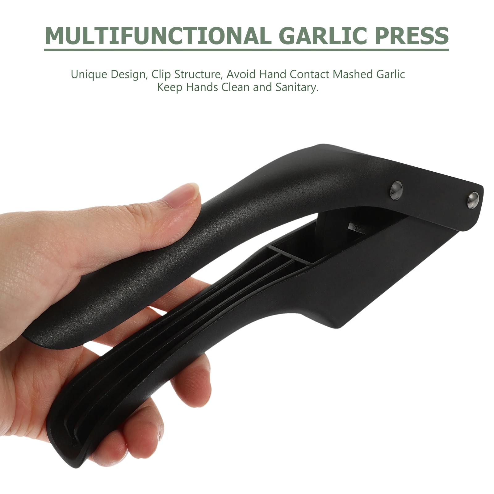 

Ergonomic Press Stainless Steel Manual Garlic Slicer Compact Lightweight Aluminum Alloy Garlic Crusher Kitchen Utensils Mincer