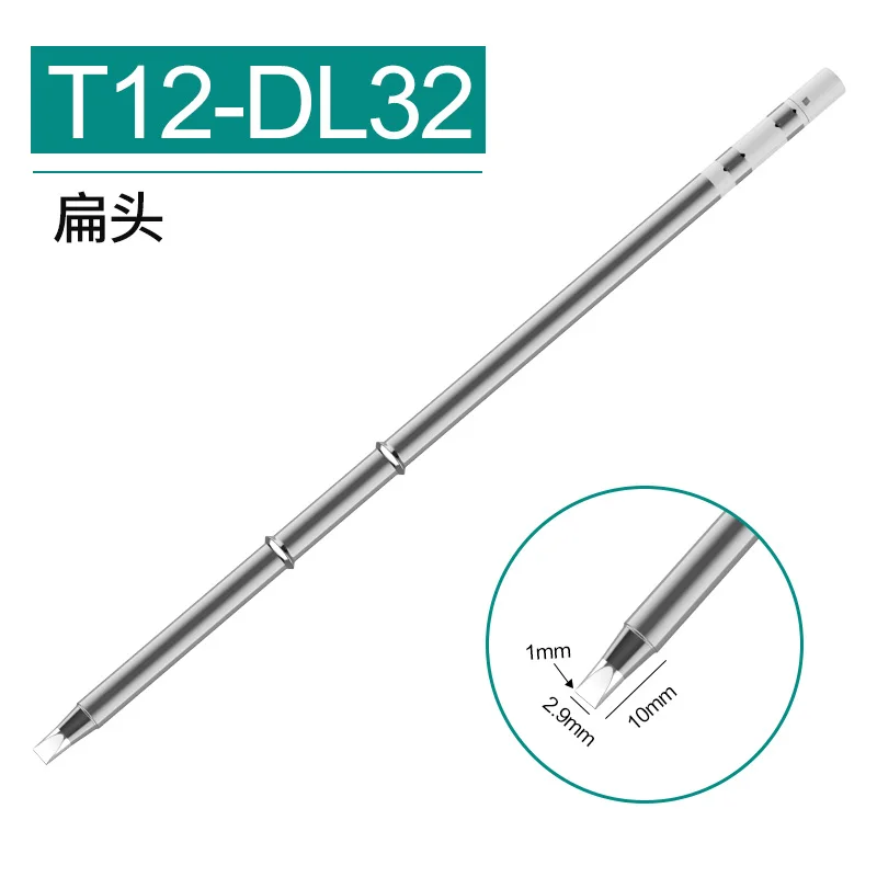 T12 Elektrische Lötkolbenspitzen T12-K B2 BL I ILS JL02 D24 KF BC2 BC3 C4 Spitzenkits für Hakko fx951 Micro DIY Lötstation