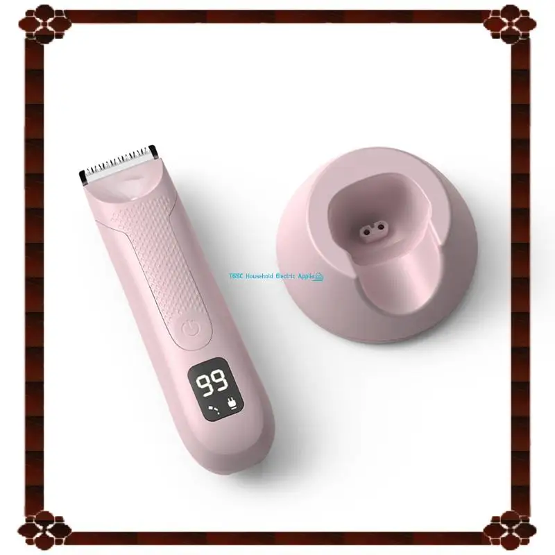 Trimmer For Men Replaceable  Blade Heads Waterproof Wet/Dry Groin & Body Shaver Groomer, Easy Install Easy To Use B