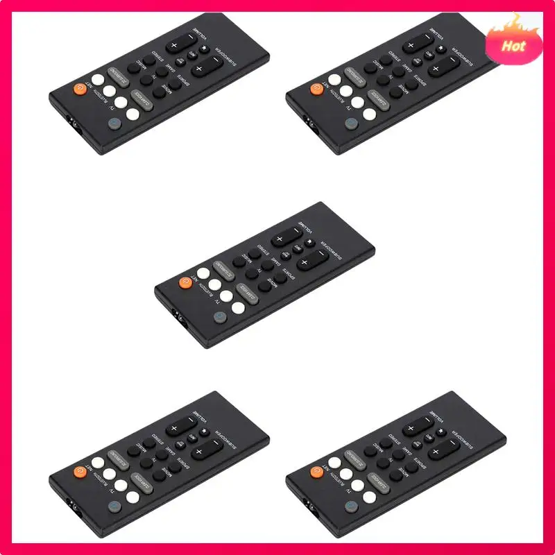AYHF 5X Fernbedienung ABS Lautsprecher Ersatzfernbedienung für Yamaha YAS-209 YAS-109 Lautsprecher