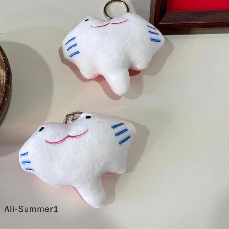 1/2 個かわいい面白いピンクマンタぬいぐるみぬいぐるみキーホルダーペンダントバックパック装飾バッグぶら下げ装飾品ギフトラグドール