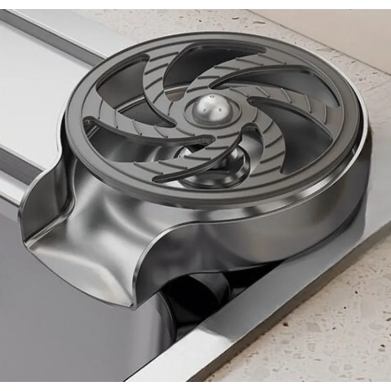

Kitchen Sink Cup Washer 304 Stainless Steel High Pressure Automatic Washer