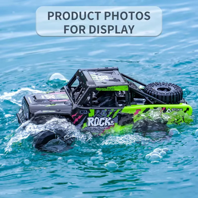JJRC Q191 1:12 4WD Amphibious RC Crawler 2.4GHz Waterproof Rock-Climb Off-Road RTR Rechargeable LED Gift