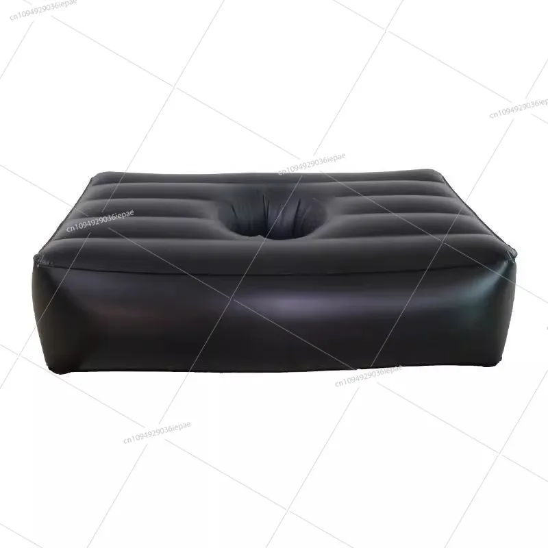 

Household perforated black PVC foldable air cushion 72x40x17cm