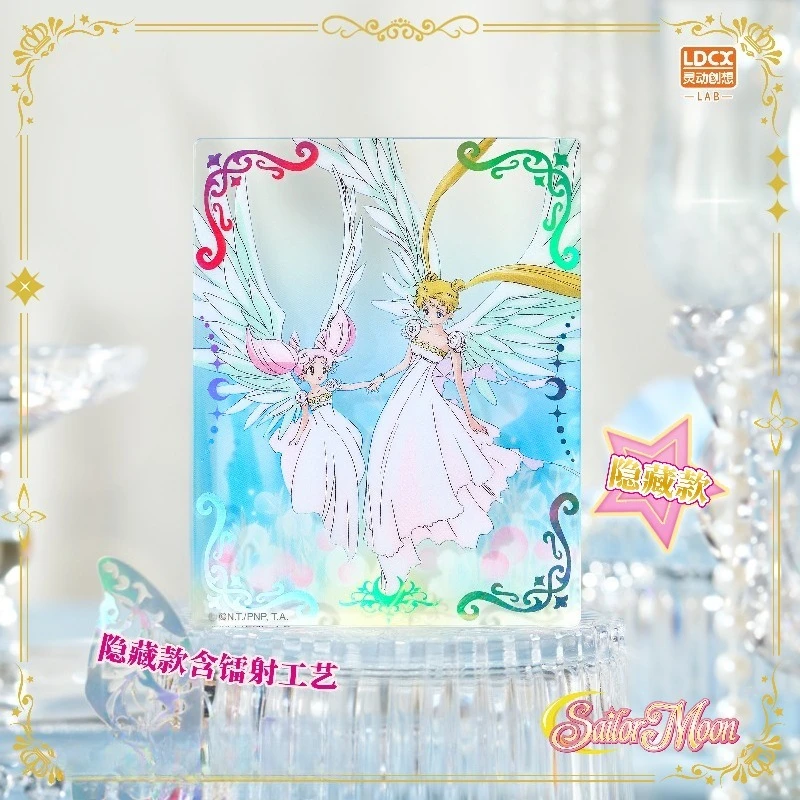 LDCX Sailor Moon Tsukino Usagi Mizuno Ami creative acrylic card brick blind box high-looking girl heart ornaments surprise gift - view 3