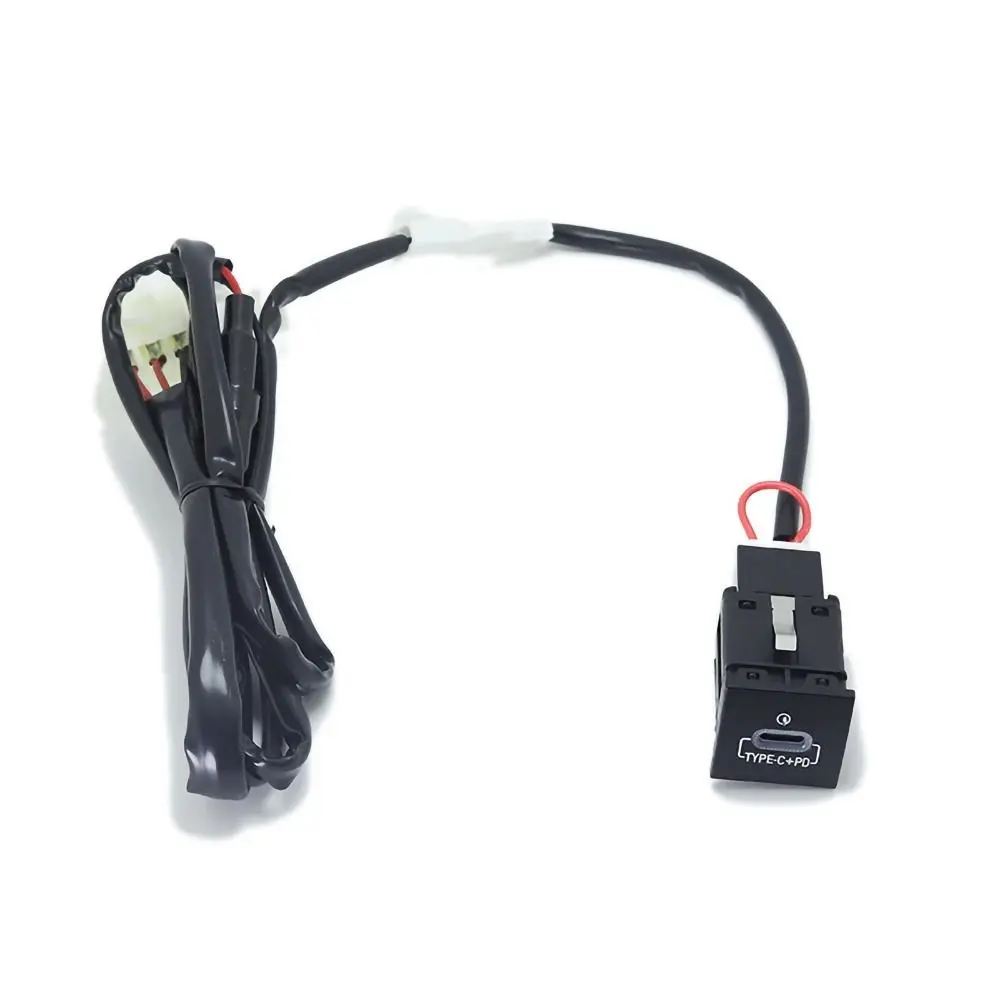 12V/24V Car USB Charger ABS Audio Radio Car USB Input Adapter Outlet Button for Volkswagen Golf 6 Jetta 5 MK6 Scirocco 2006-2012