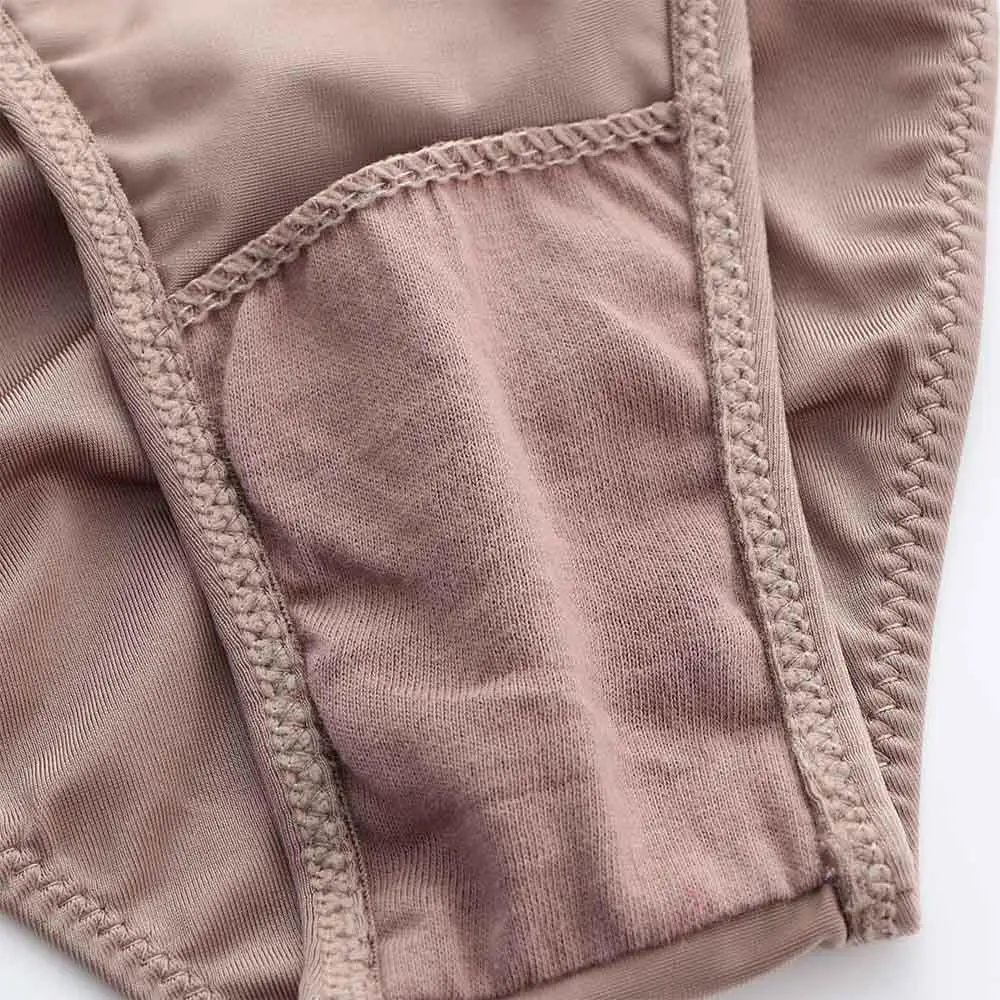 Women Underpants Underwear Ice Silk Briefs Low Waist Bikini Seamless Sexy T-Back G-string Ice Silk Thong Women Panties