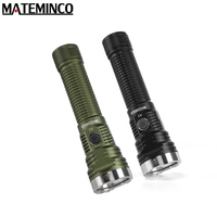 MATEMINCO A1 Long Rang Flashlight Bright Type-C Charging HP50 HI LED Max 3050 Lumen Beam Throw 1058 Meter Torch 26980 Battery