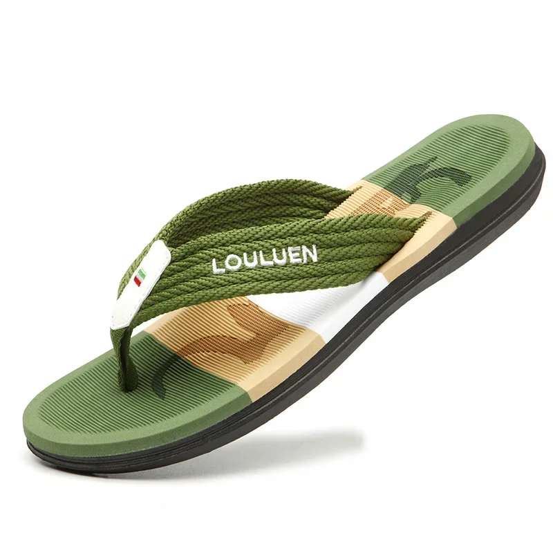 High Quality Brand Hot Sale Flip Flops Men Summer Beach Slippers Men Fashion Casual Beach Men Flip Flops Summer Outdoor