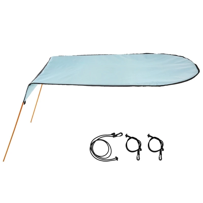 M68B Fabric Sun Cover Overhead Shade for Small Boat Seating on Bright Lake Days Use