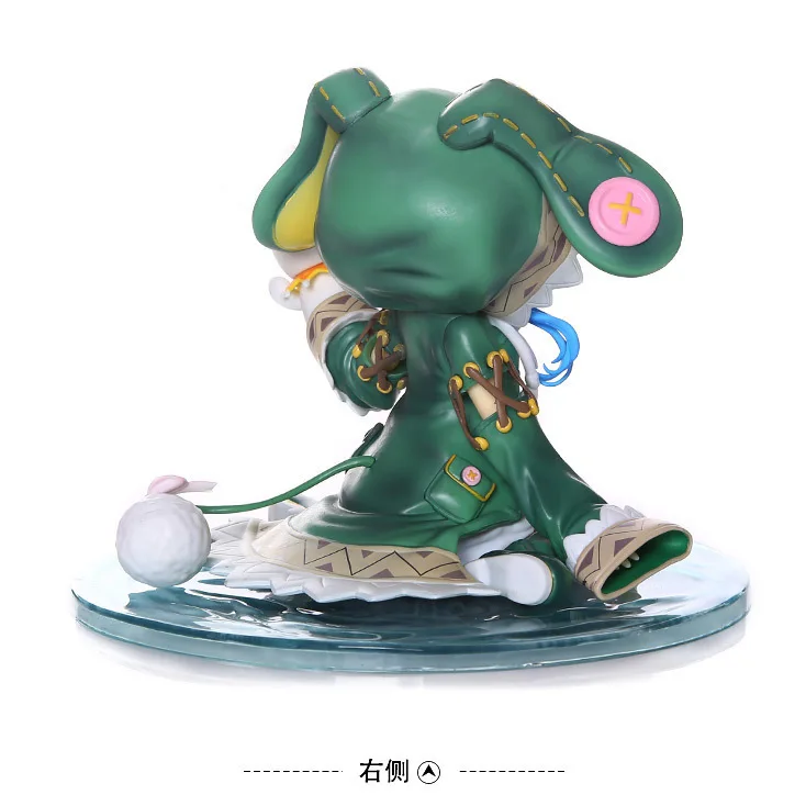 Hoge kwaliteit Date A Live Anime Figuur Himekawa Yoshino Model Pop Knielend Groen Konijn Action Figure Collectible Toy Gifts