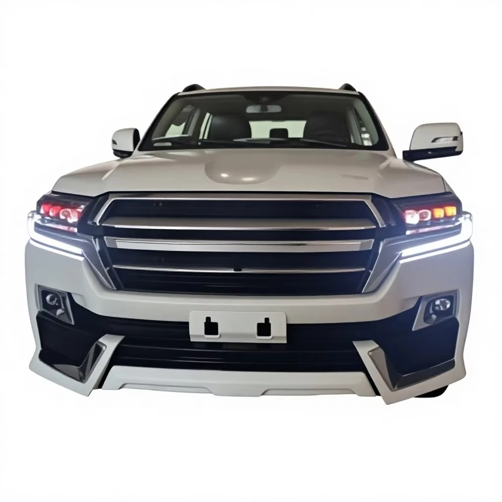 For Toyota LC Plastic TD Style Front Lip Diffuser Bumper Grill Kit