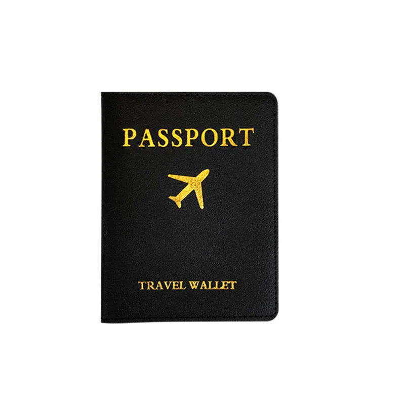 Women Men Fashion Travel Passport Cover Holder Bag CasesPu Leather Thin Passport Covers Bags Travel Essentials Accessories