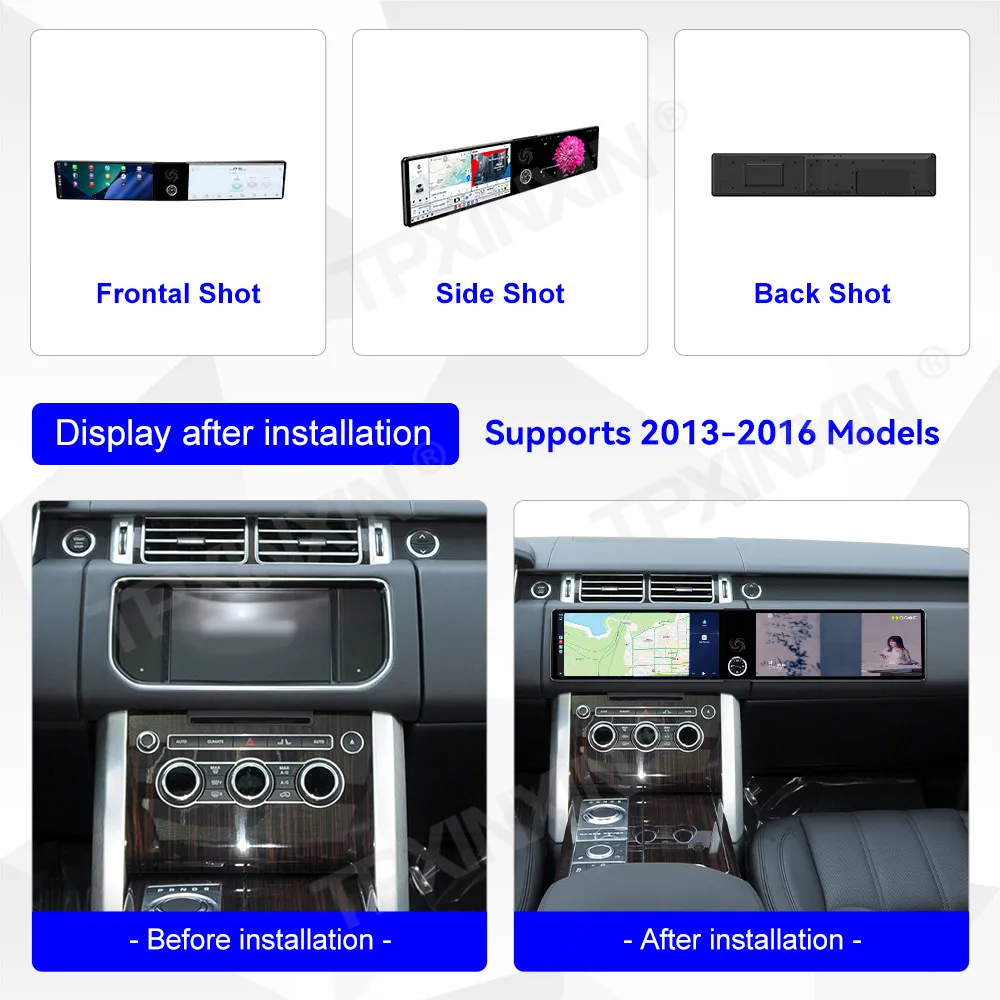 Dual-screen Android For Land Rover Range Rover Executive Edition 2013~2016 Car Radio Multimedia GPS Navigation Stereo Head Unit