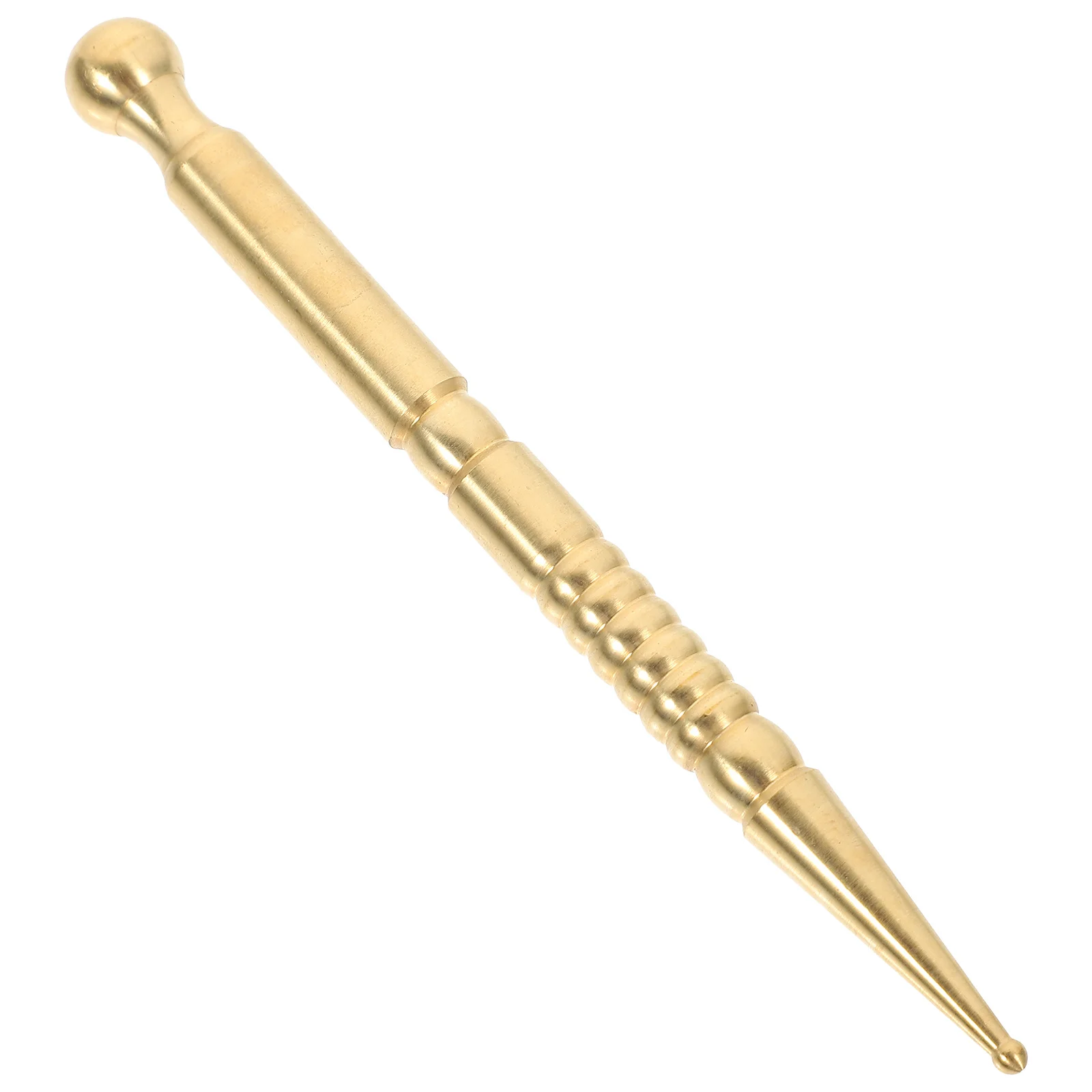 

Brass Acupressure Pen Portable Body Massager Stimulates Multi-Function Massage Accessory for Daily Use Pain Therapy
