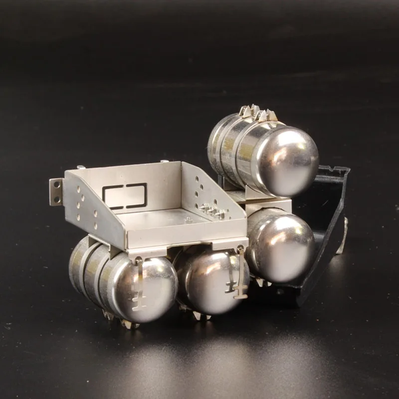 Accessori di aggiornamento del serbatoio del gas della scatola della batteria di simulazione del metallo in scala 1:14 per camion Tamiya RC SCANIA R730 R620 R470